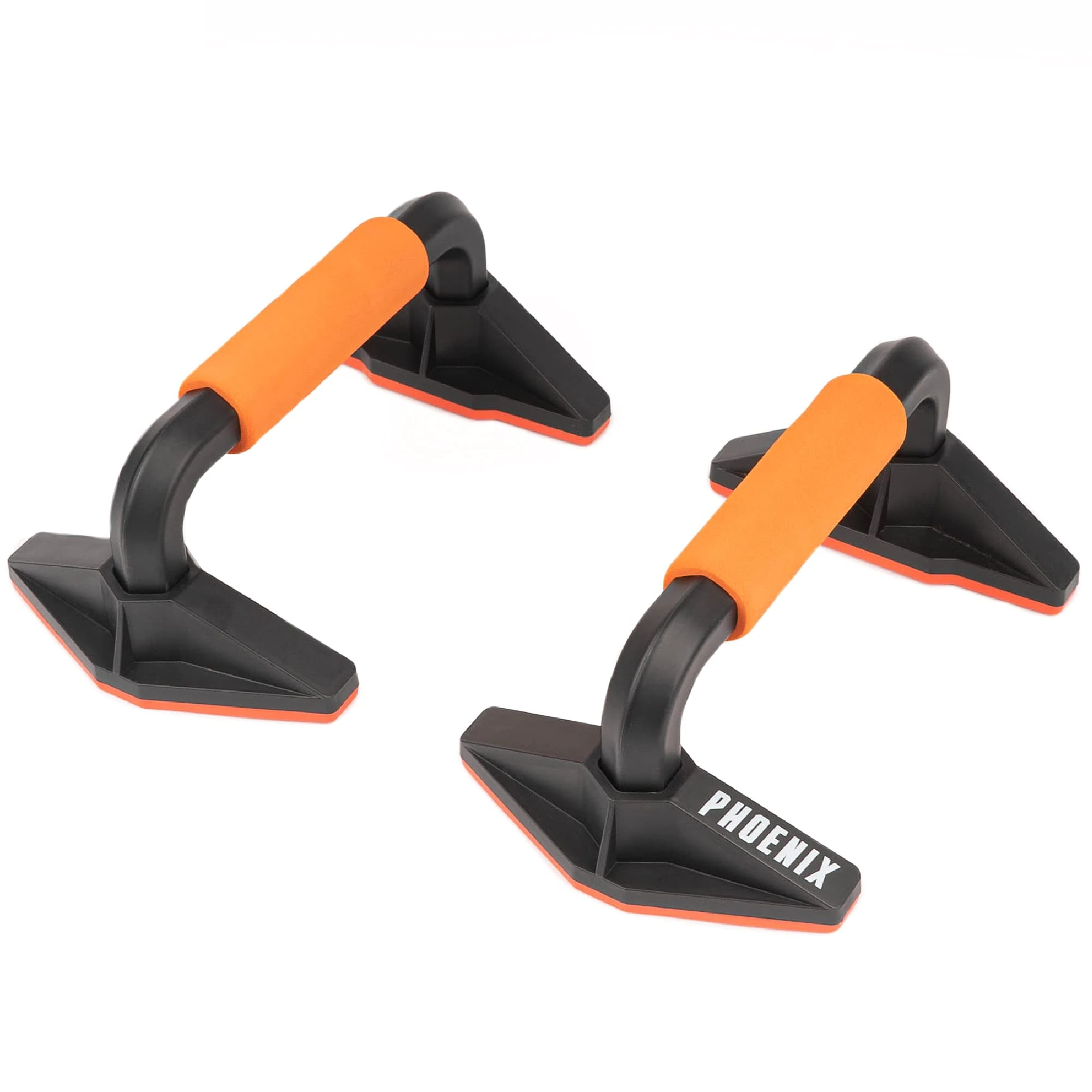 Phoenix Fitness RY1541 Push Up Bar Stand, Press Up Pushup Bar Pair with Non-Slip Foam Handles for Extra Grip, Chest, Arms and Shoulder Training, Black