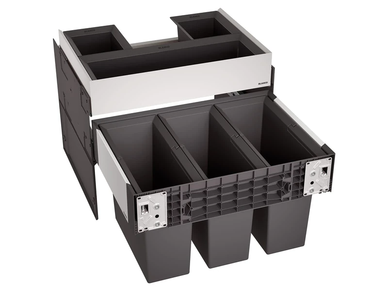 BLANCO SELECT II 526209 60/3 Orga Waste Separation System, Black