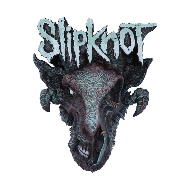 Nemesis Now Officially Licensed Slipknot Infected Goat Logo Wall Mounted Bottle Opener,Black,30cm