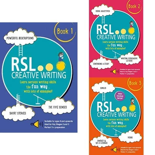 RSL Creative Writing Bundle - KS2, KS3, 11 Plus & 13 Plus - Workbooks For Ages 9 Upwards