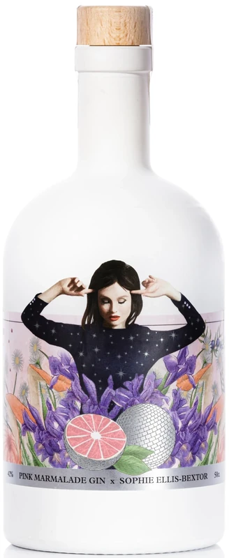Pink Marmalade Gin | Sophie Ellis-Bextor Limited Edition | Premium Colour Changing Gin | 42% ABV | Zesty & Dry Pink Gin | Small Batch British Gin | Vegan & Gluten Free | 50cl