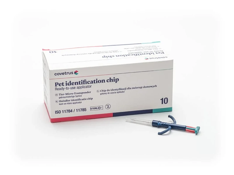 MICROCHIPS for Identification (1.5 x 9 mm) 10 UDS COVETRUS