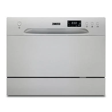 Zanussi Freestanding Compact Table Top Dishwasher - Silver