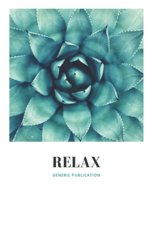 Relax: Lined Journal College Ruled Notebook for Women