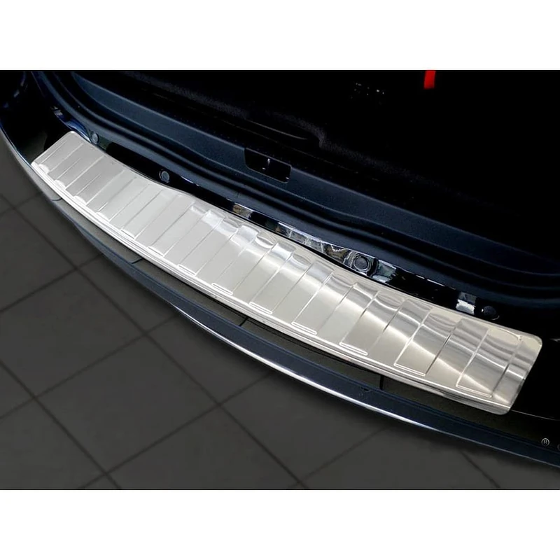 Avisa Stainless Steel Rear bumper protector compatible with Renault Grand Scenic 2009-2013 & FL 2013-2016 'Ribs' - Image 1