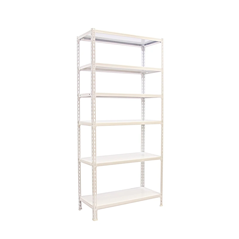 Simon Rack Garage Shelving Units 2500x1000x300 mm, 6 Tier Steel Rack, 180 kg per Shelf, White - Simonclick