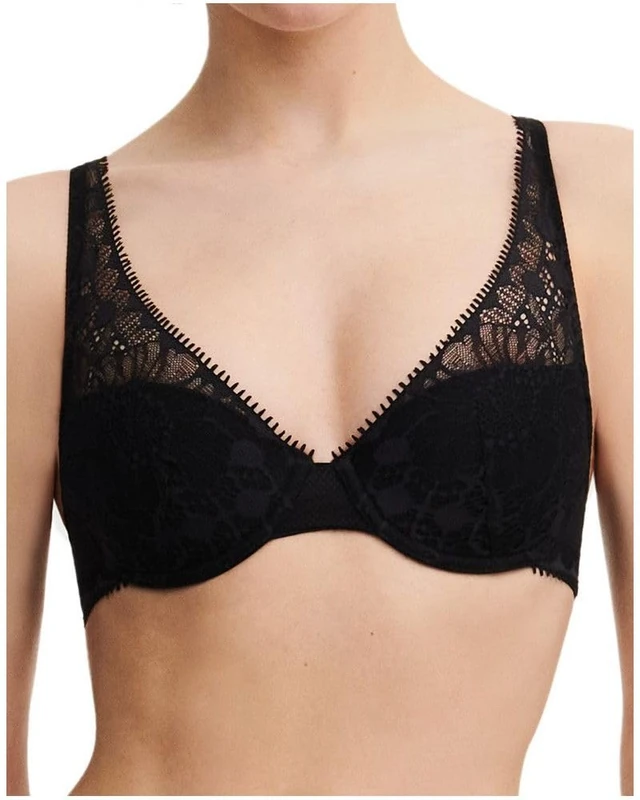Chantelle Women's, DAY TO NIGHT, Plunge Spacer Bra, Women's lingerie, Schwarz, 36D