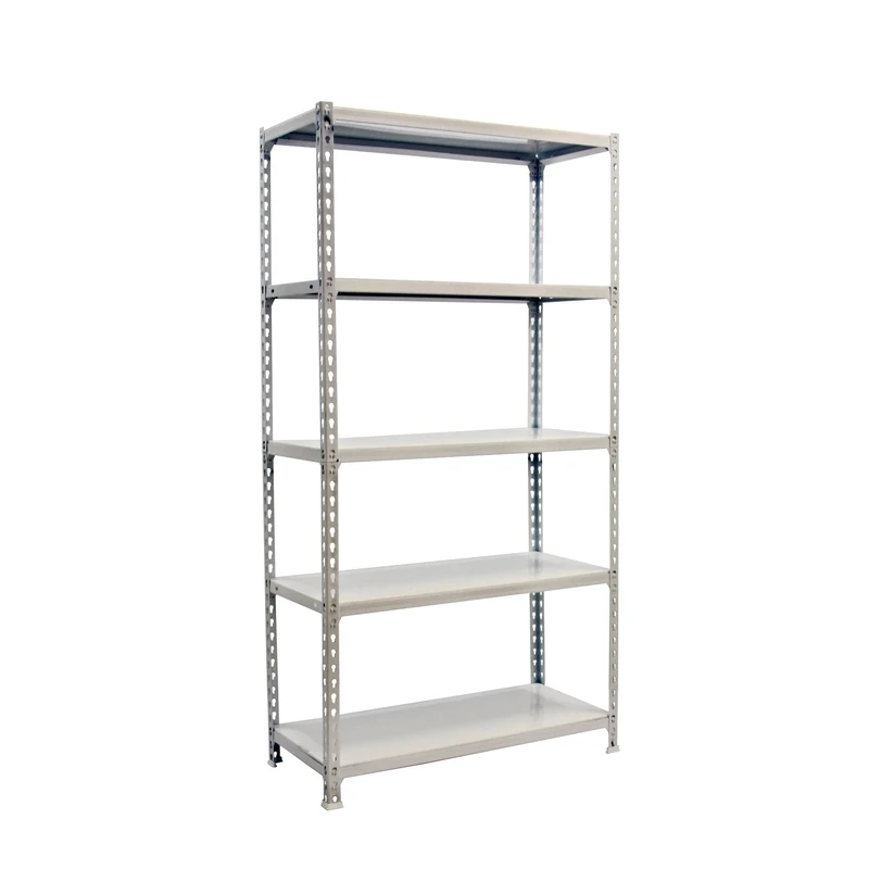 Simon Rack Garage Shelving Units 2000x1000x300 mm, 5 Tier Steel Rack, 180 kg per Shelf, White - Simonclick