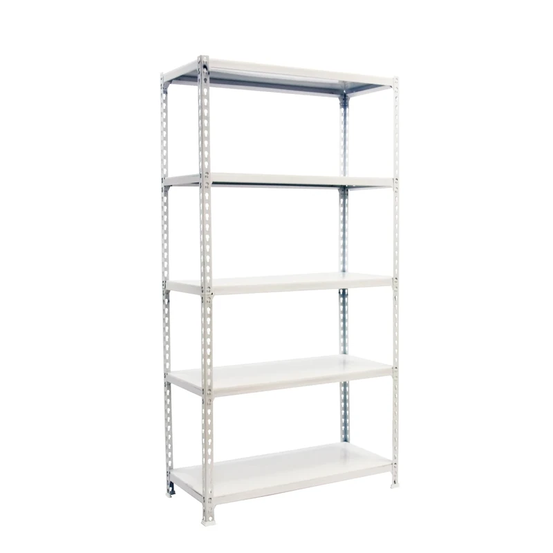 Simon Rack Garage Shelving Units 2000x1000x500 mm, 5 Tier Steel Rack, 180 kg per Shelf, White - Simonclick