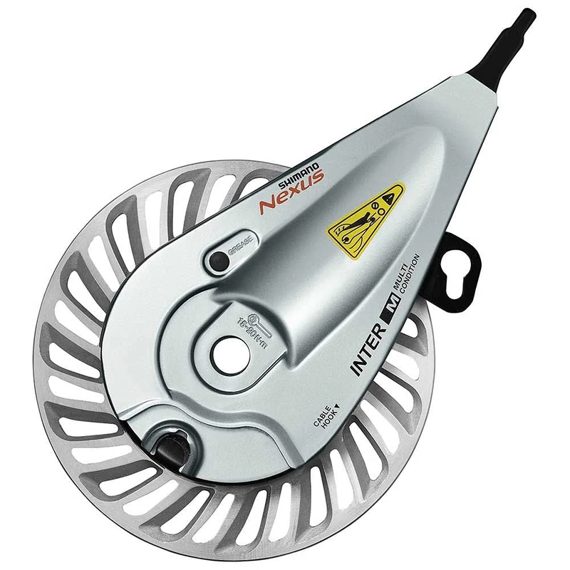 CYCLING_EQUIPMENT Front Roller Brake BR-C6000 Nexus C4mm Nut, Adults Unisex, Black (Black), One Size