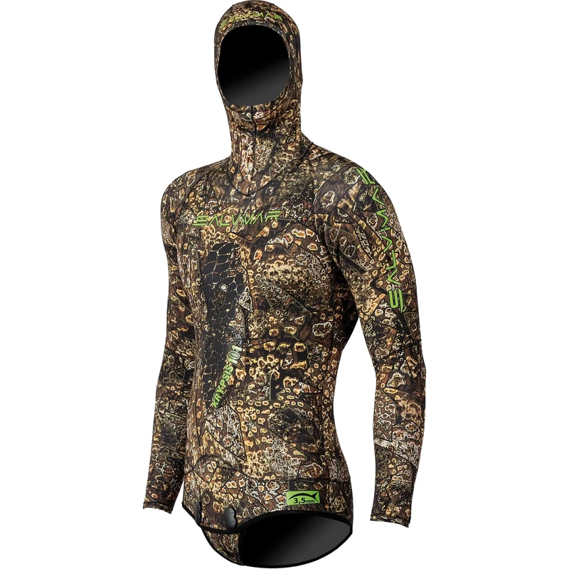 Salvimar Krypsis 101, Men's Wetsuit, Camouflage Brown, XL