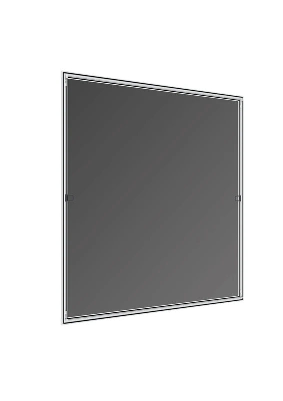 Windhager Insect Screen and Sun Protection Frame Window, Reduces Sunlight, Fly Screen, Aluminium Frame for Windows, Self-Assembly Kit, 140 x 150 cm, White, 03286