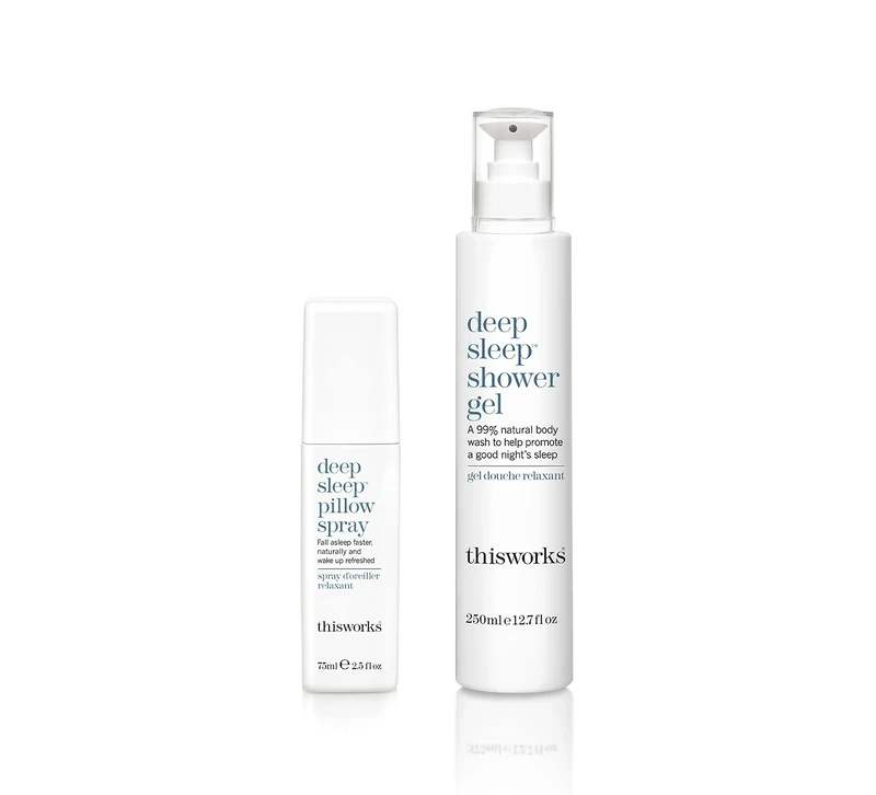 This Works Deep Sleep Pillow Spray 75 ml with Shower Gel, 250 ml Bundle