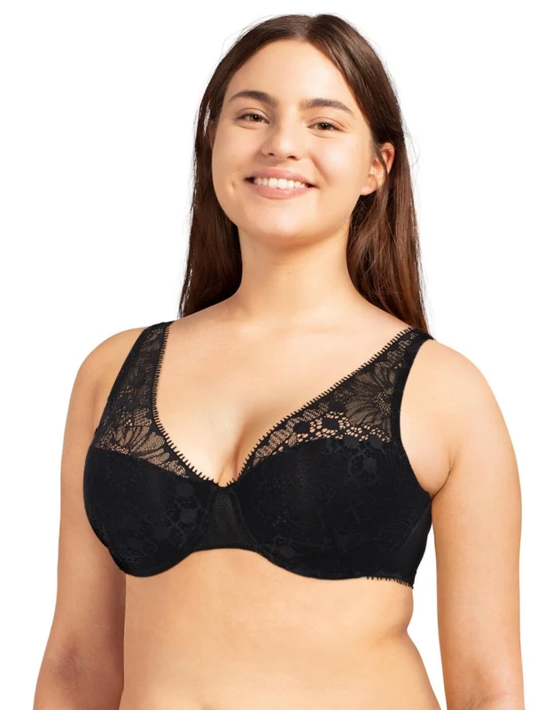 Chantelle Women's, DAY TO NIGHT, Plunge Spacer Bra, Women's lingerie, Schwarz, 38D - Image 1