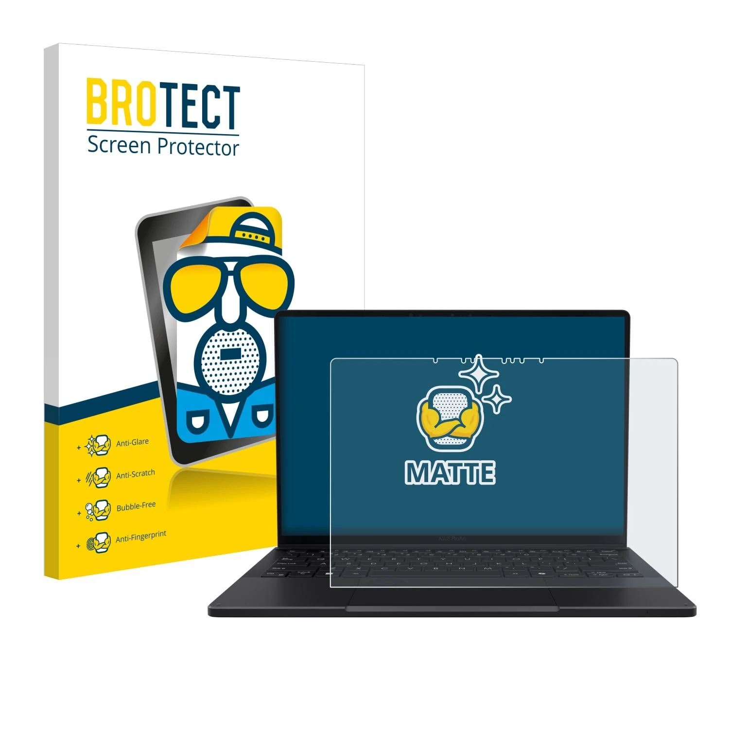 brotect Screen Protector Anti-Glare compatible with ASUS ProArt PX13 (2 Pack) Screen Protector Matte, Anti-Fingerprint Protection Film