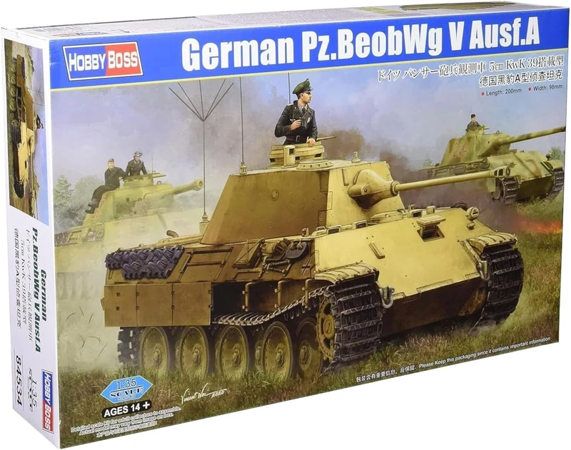 Hobbyboss 1:35 - German PzBeibWg V Ausf. A