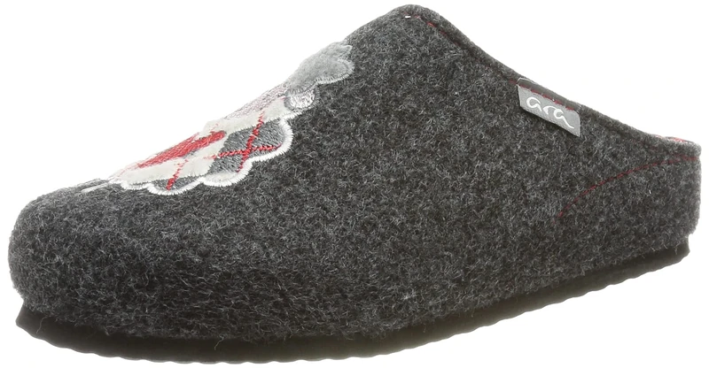 ARA Women's Cosy Slippers, charcoal, 3.5-4 UK