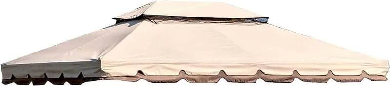 Replacement Cover for Gazebo PVC Garden Waterproof Rainproof Windproof (3X4MT) - Image 1