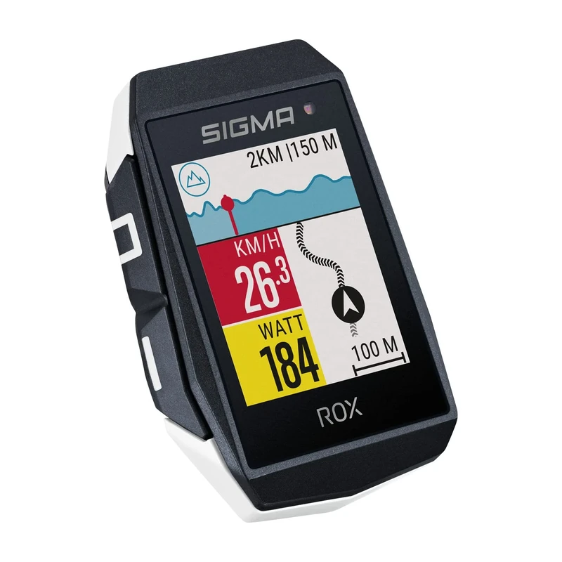 Sigma ROX 11.1 EVO Basic Fahrrad-Navi Fahrrad GPS, GLONASS, spritzwassergeschützt, White