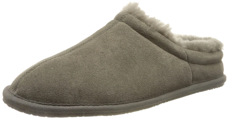 ARA Men's Cosy Slipper, Gray, 6.5 UK
