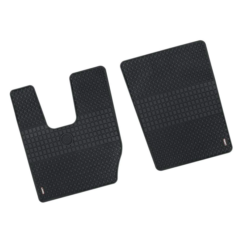 Pair of tailored eco rubber truck mats - compatible for Iveco S-Way (10/19>)