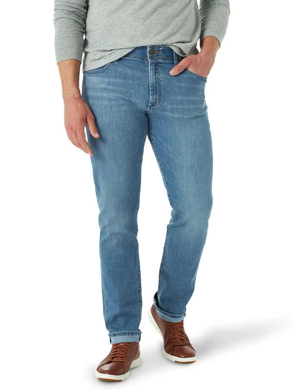 Lee Men's Performance Series Extreme Motion Straight Fit Tapered Leg Jean, Scott, 34W x 34L