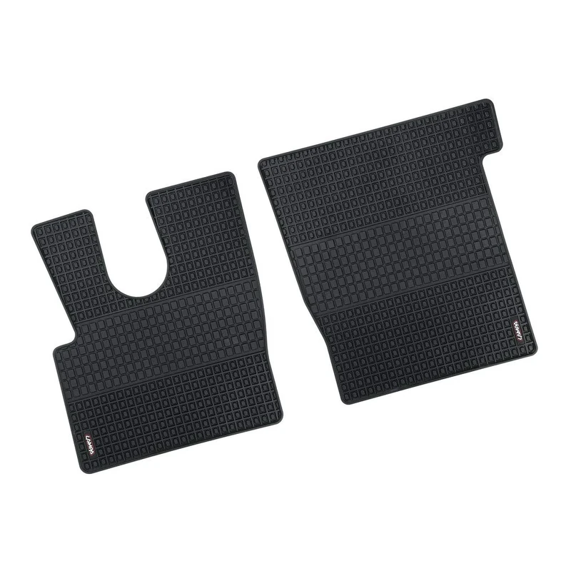 Pair of tailored eco rubber truck mats - compatible for Daf XF 106 (10/12>)