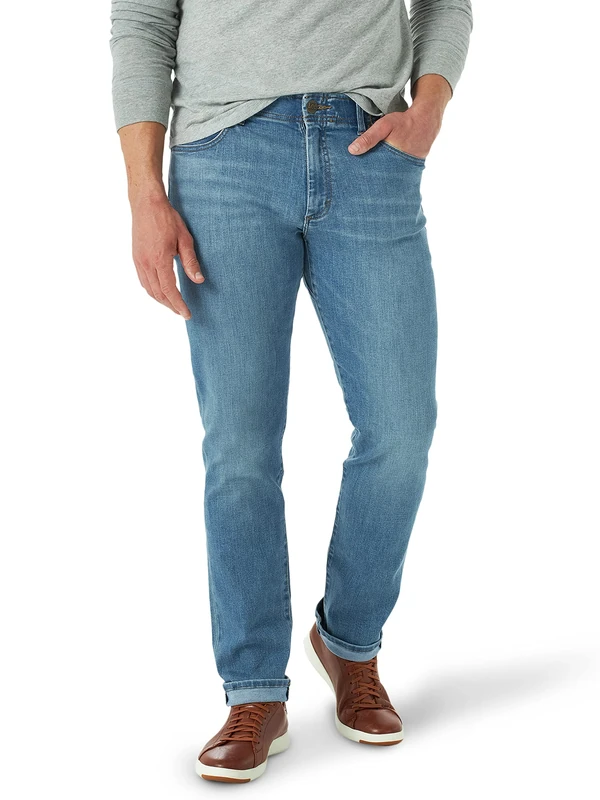 Lee Men's Performance Series Extreme Motion Straight Fit Tapered Leg Jean, Scott, 38W x 28L