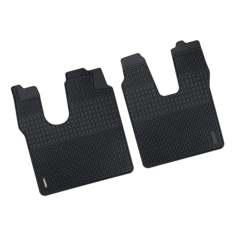 Pair of tailored eco rubber truck mats - compatible for Man TGL (05/05>) cab. C - Man TGM (10/05>) cab. C - Man TGS (09/07>) cab. L/XL