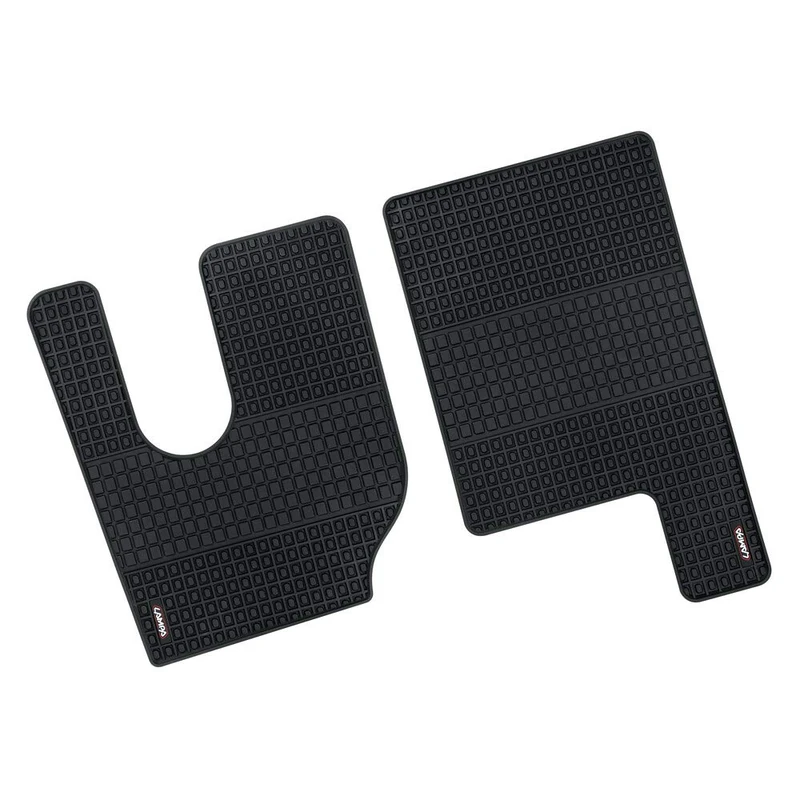 Pair of tailored eco rubber truck mats - compatible for Renault C (06/13>) - Renault K (06/13>) - Renault T (06/13>)