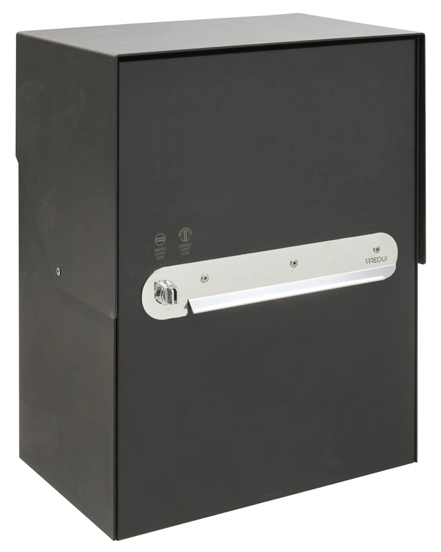 ARREGUI Bigpack EP2004 Steel Parcel Box for Large Parcels, Single Mailbox, Black
