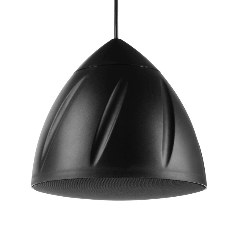 Power Dynamics PD PDS40B Pendant Speaker System 30W Black Hanging Loudspeaker, Compact Ceiling-Mounted Audio for Commercial & Retail Spaces, Stylish Design with Clear Sound Quality