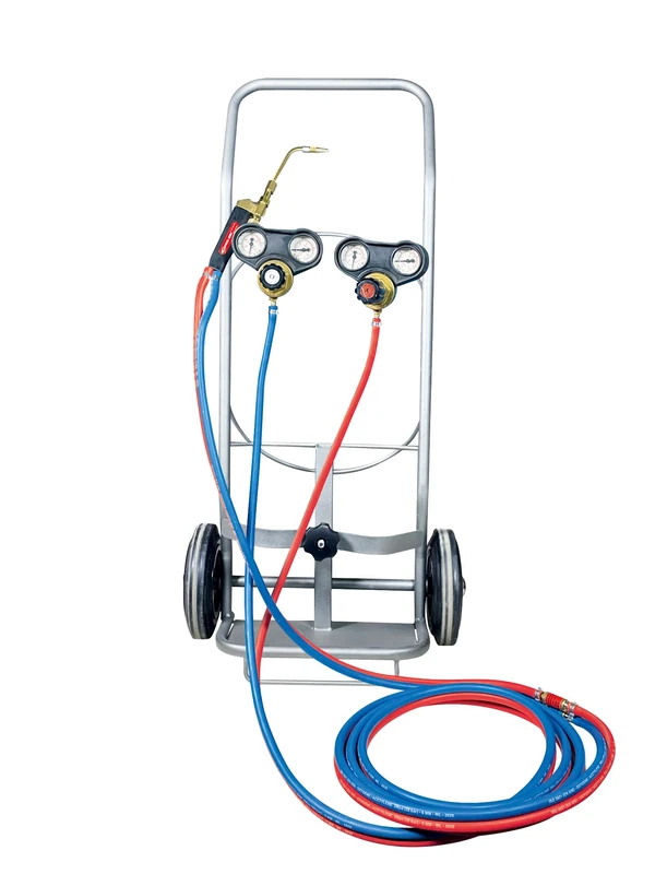 Blow Torch - Thermal Sensor - Welding Blow Torch - Oxygen Blow Torch - Soldering Lamp - Koro Oxyacetylene Post + Trolley (Excluding O/A Bottles) in Stretchy Film
