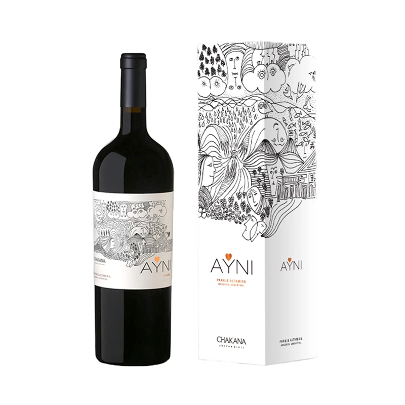 Chakana Ayni Malbec Red Wine Magnum with Gift Box - 150 cl