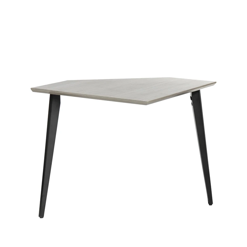 Gator Frameworks GFW-ELITEDESKCRNR-GRY Elite Series Furniture Desk - Image 1