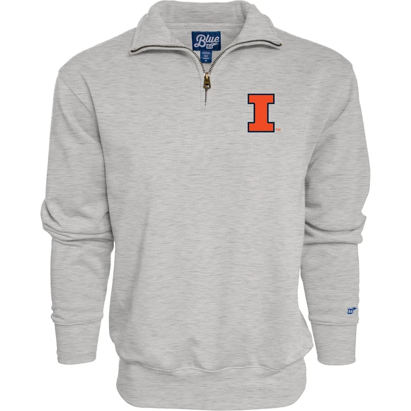 Blue 84 NCAA mens Quarter Zip Sweatshirt Icon