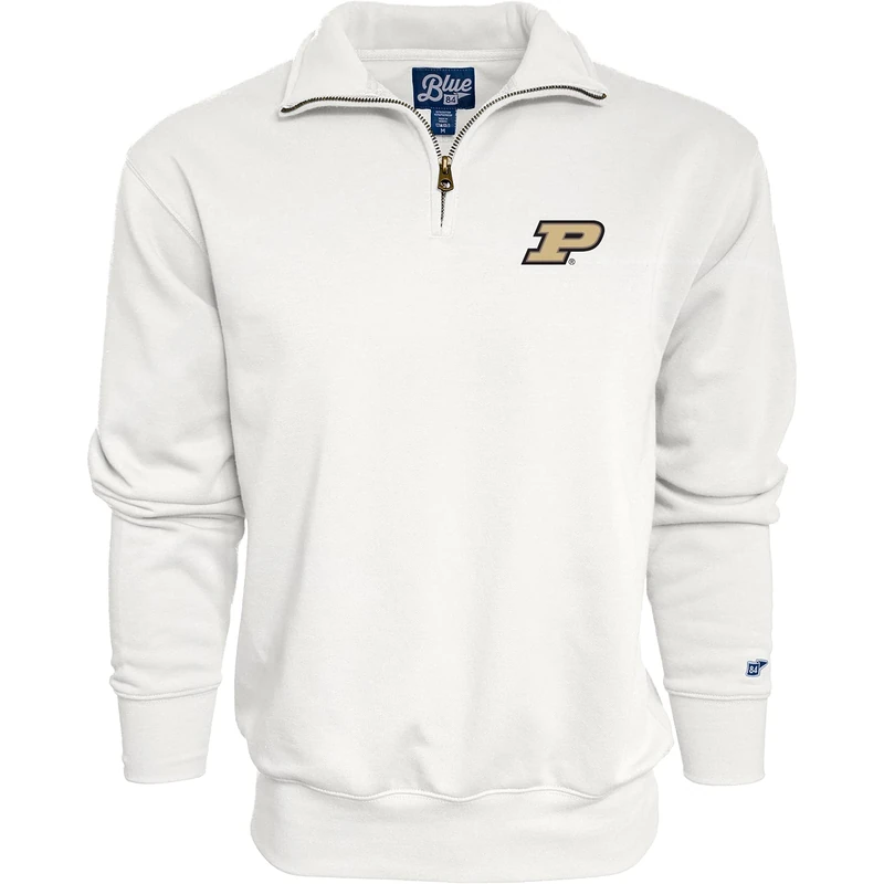 Blue 84 Men's Quarter Zip Sweatshirt Icon, Secondary Color, L