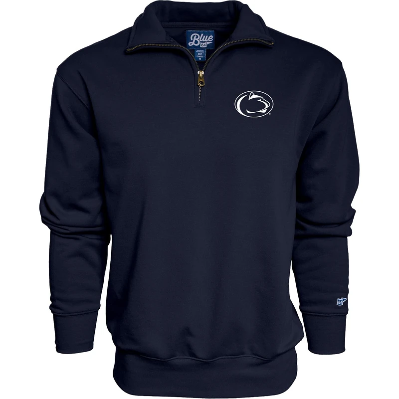 Blue 84 NCAA mens Quarter Zip Sweatshirt Icon