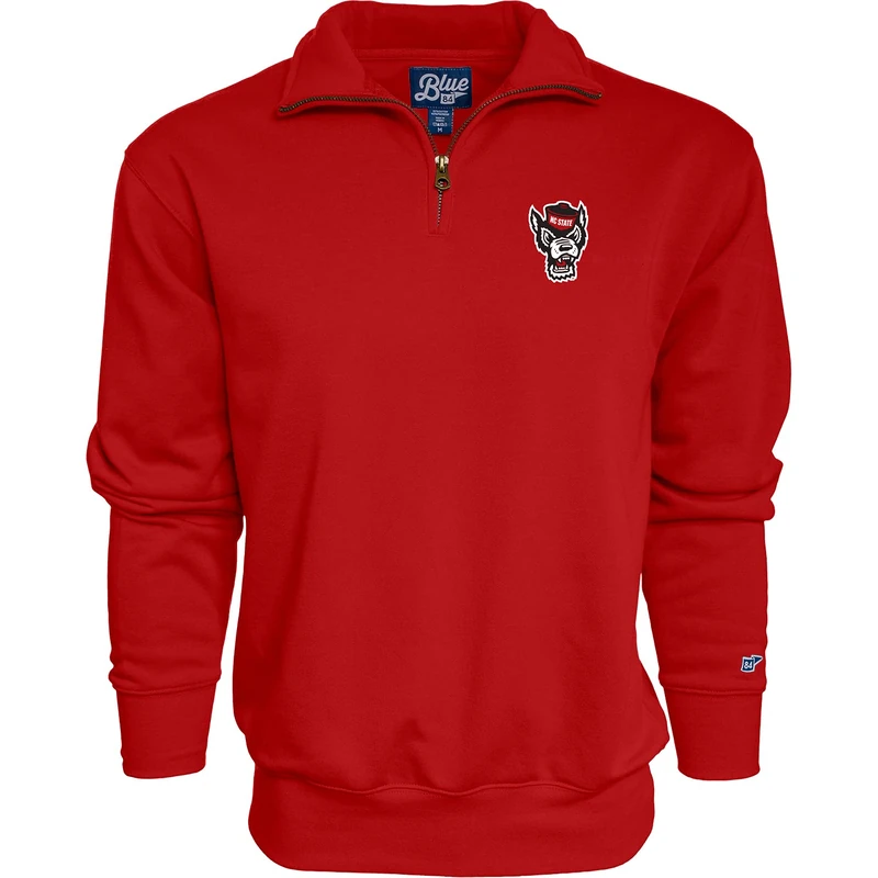 Blue 84 Men's Quarter Zip Sweatshirt Icon, Team Color, L