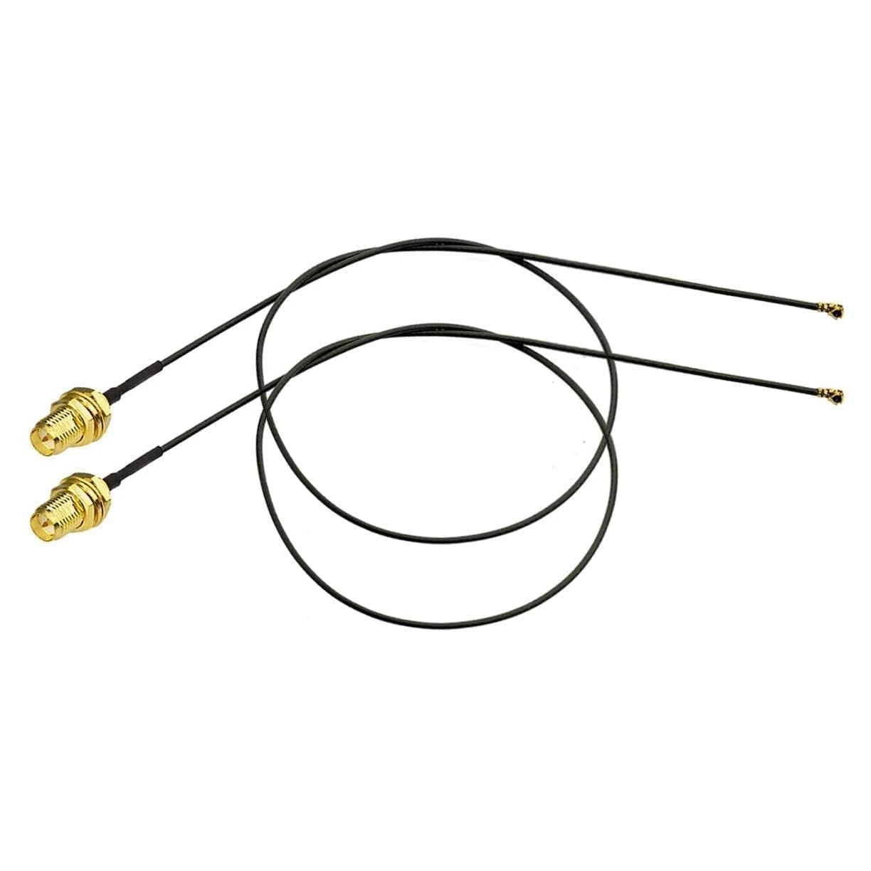 Bingfu RP-SMA Female to M.2 NGFF WiFi Antenna Cable 30cm 12 inch 2-Pack for Intel AX200NGW 8265AC 8265NGW 7265AC 9560AC M.2 NGFF Interface Wireless Network Card WiFi Adapter