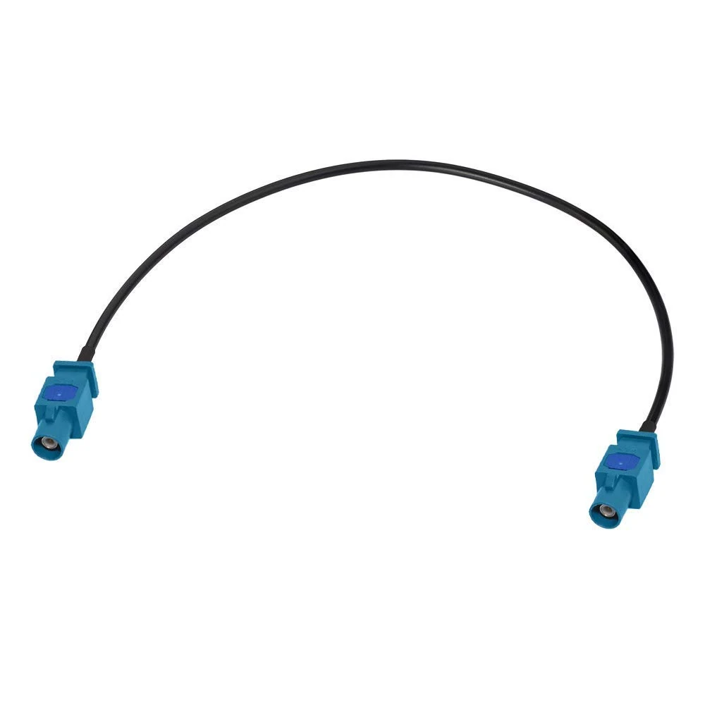 Bingfu Fakra Z Male to Male Vehicle Car Antenna Adapter Cable 30cm 12 inch for Car Stereo Android Head Unit GPS Navigation FM AM Radio Sirius XM Satellite Radio 4G LTE TEL Telematics Bluetooth Module