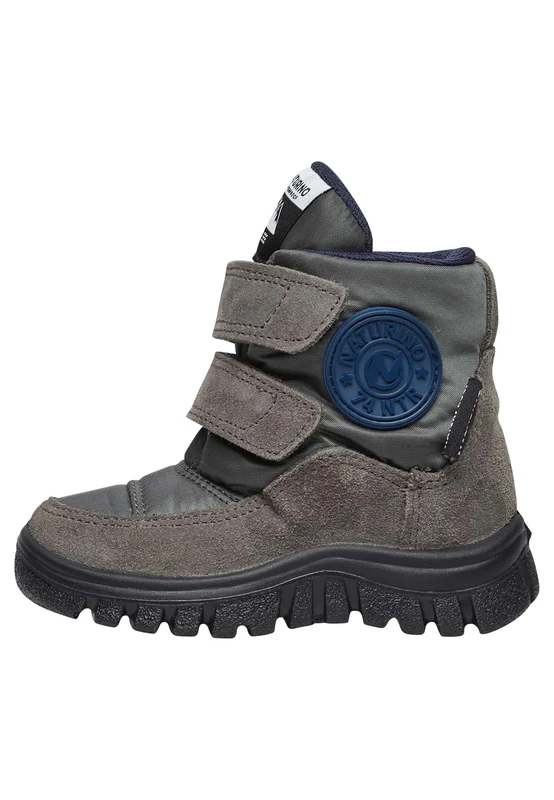 Naturino Fleece Baby Snow Boots Grey Size: 4.5 UK Child