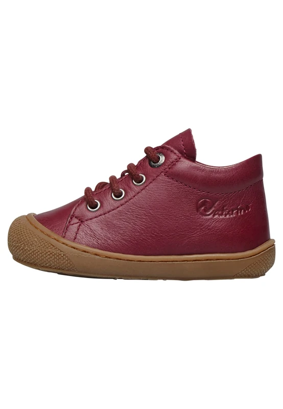NATURINO Nappa Leather First Walking Shoes, Bordeaux, 5 UK Child