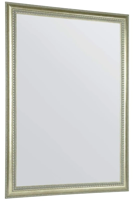 MirrorOutlet Champagne Silver Extra Large Wall hanging Mirror. Rectangular for Lounge, Dining Room, Bedroom, Bathroom and more - UK's Largest Stockist. 102 X 71.5cm LG528