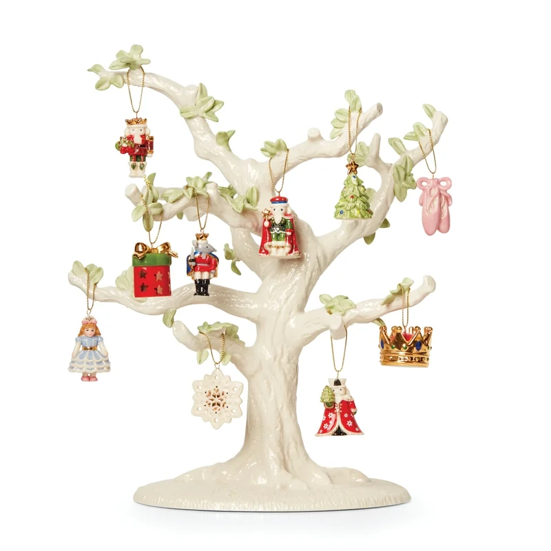 Lenox 893634 The Nutcracker 10-Piece Ornament & Tree Set