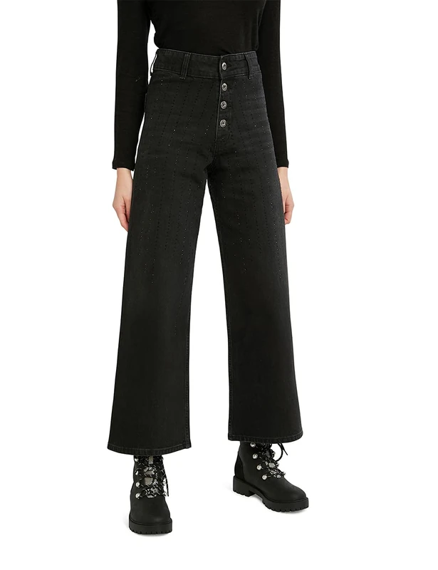 Desigual Women's Denim_Moon Jeans, Blue, 8