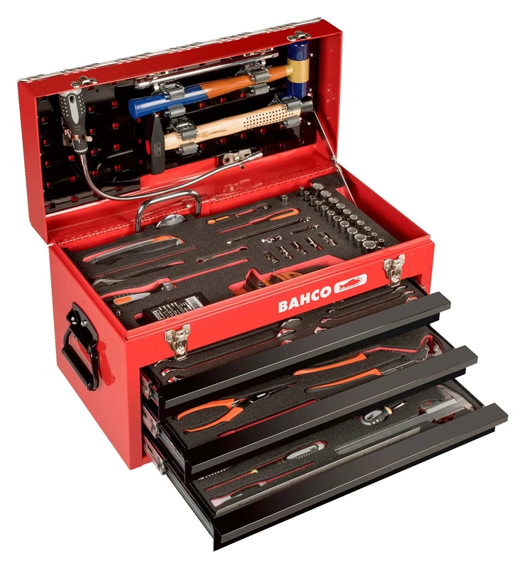 Bahco Caja Metalica Con Foams Y Htas - Metal Storage Case