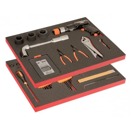 BAHCO - FF1ASET-AUTO-M1-2 hta car Foams (62 Pieces)