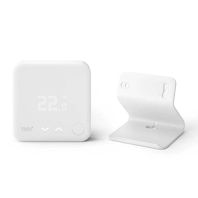 tado° Wireless Temperature Sensor incl. Stand - Wifi Add-On product for smart radiator thermostats - digital temperature measurement for active heating control - easy Installation - save heating costs