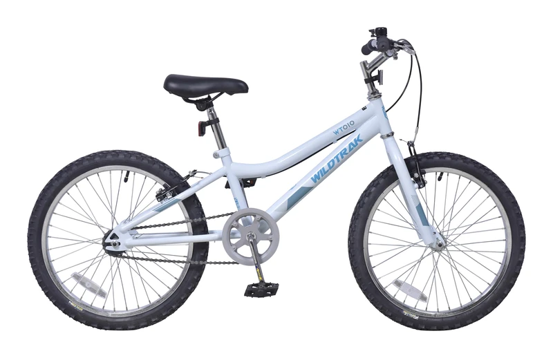 Wildtrak - 20 Inch Bike for Children 6-9 Years Old, Adjustable brakes - White